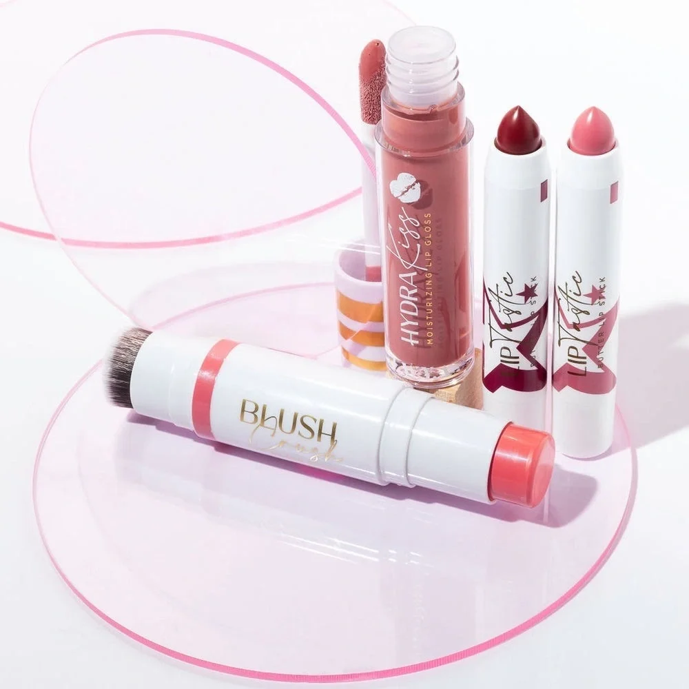 Cheeky Kiss Lip & Cheek 4-Pc Set - Picture 3 of 5